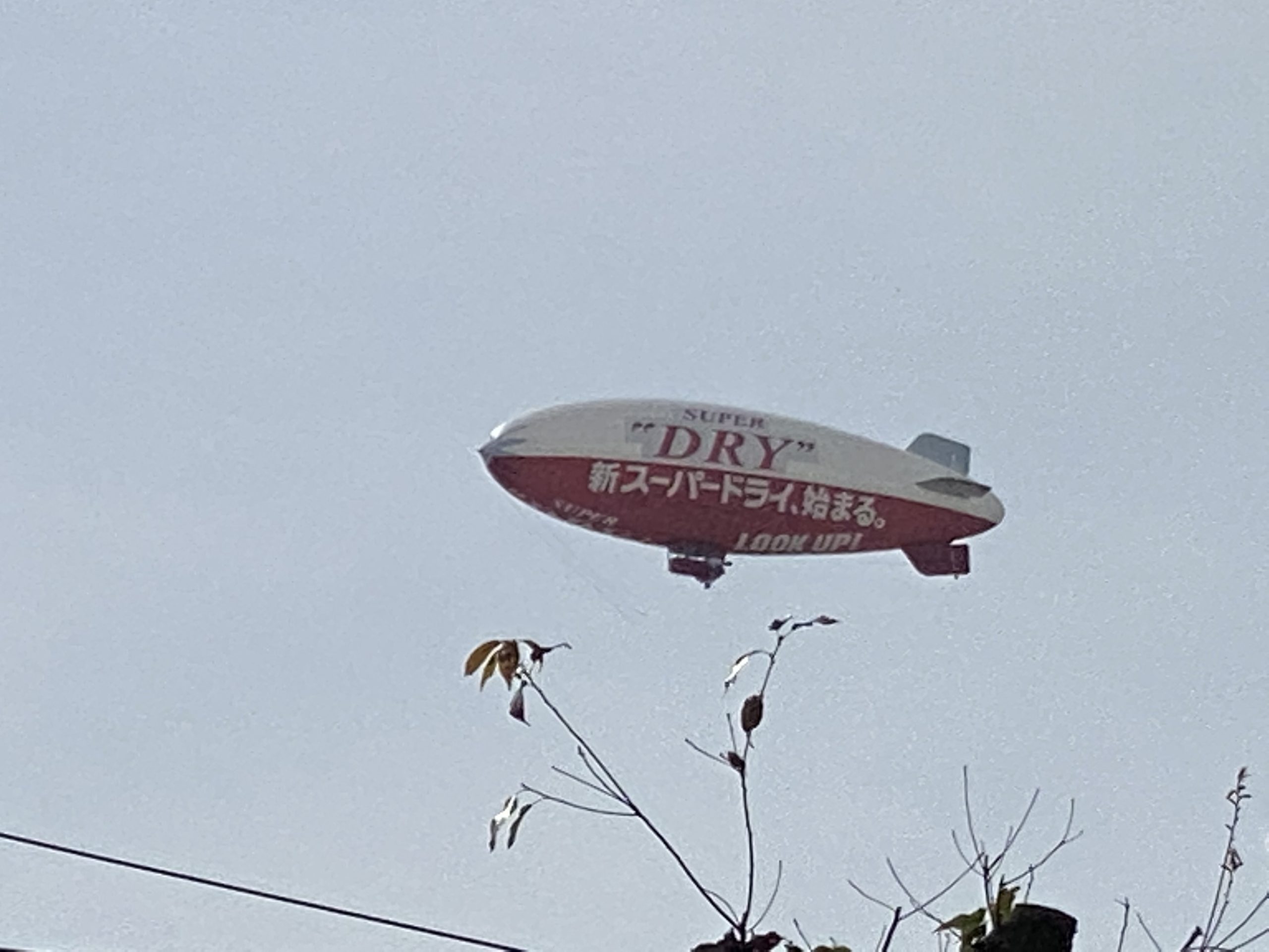 さっき飛行船とんでた 枚方つーしん