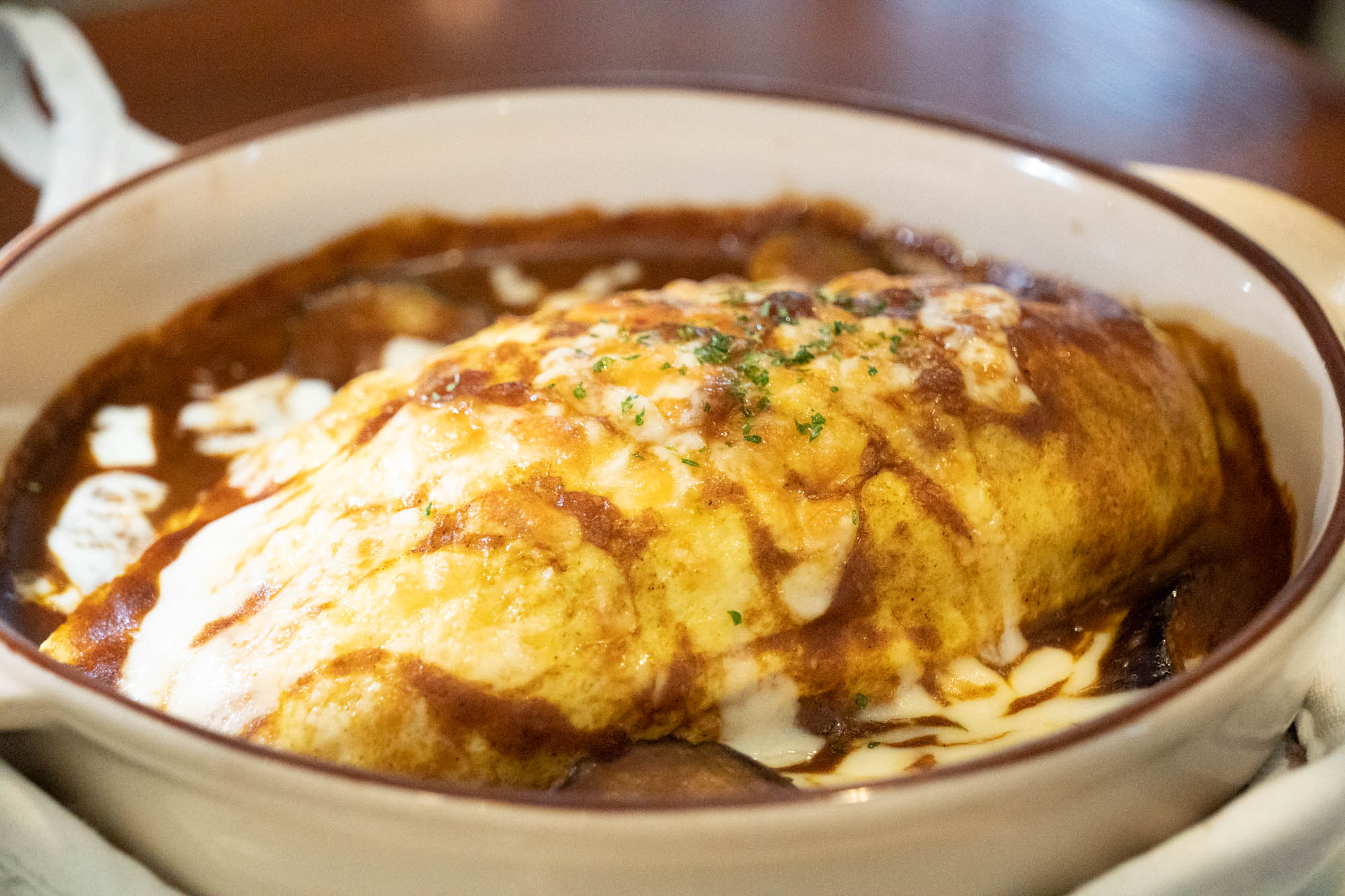 ポムの樹」の『焼きカレーオムライスドリア』（枚方市田口山）【ひらつ