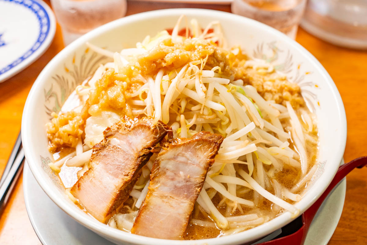 ふくちぁんラーメン」の『G系豚骨醤油ラーメン マシ』（枚方市大峰元町