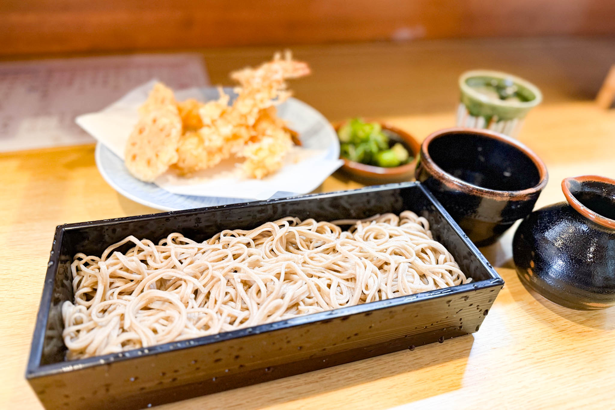 そば処ごんげん」の『天せいろ』（枚方市牧野本町）【ひらつーグルメ
