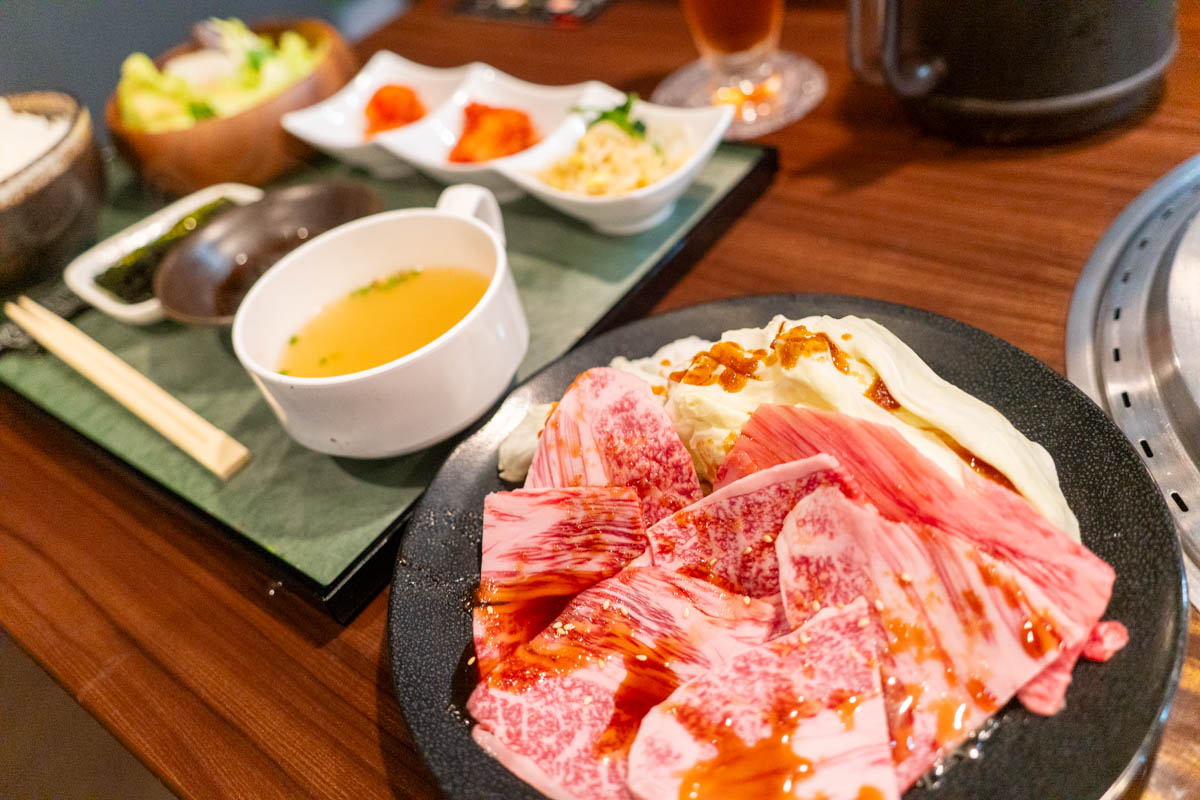 牛若丸」の『焼きしゃぶランチ』（枚方市招提中町）【ひらつーグルメ