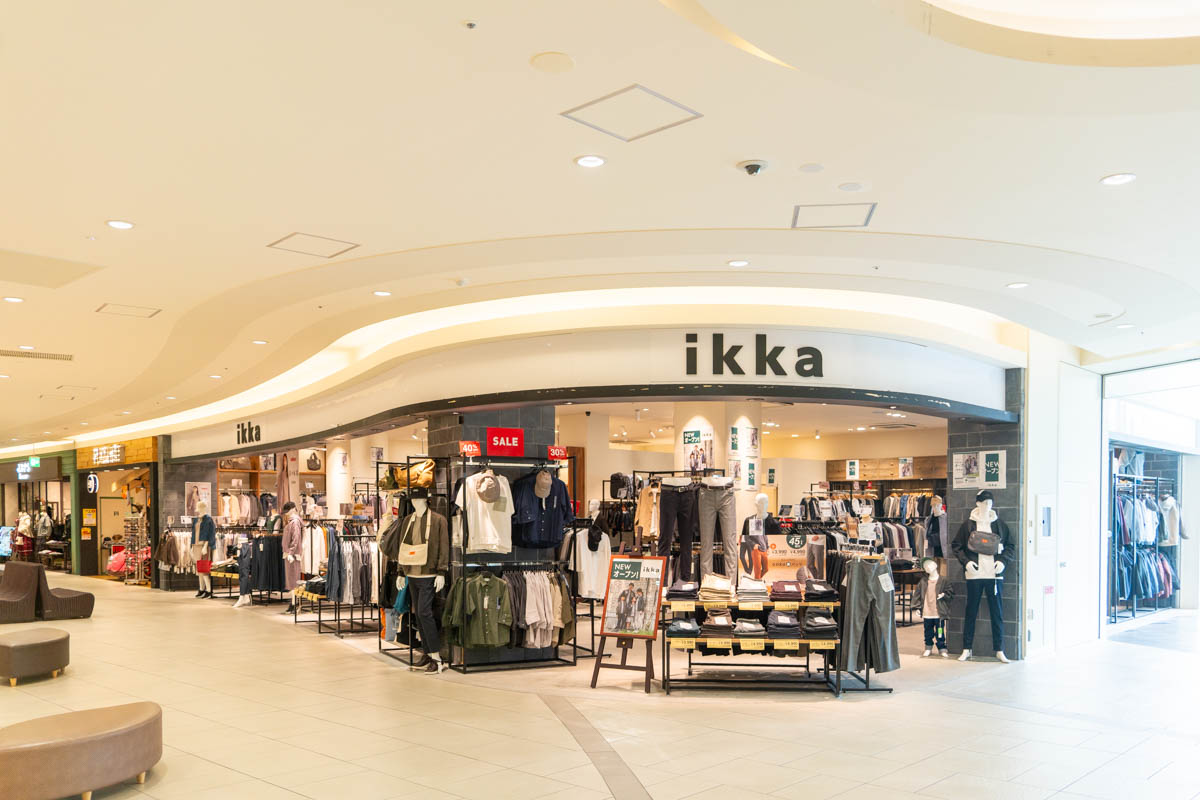 くずはモールにつくってたアパレル店「ikka」がオープンしてる - 枚方