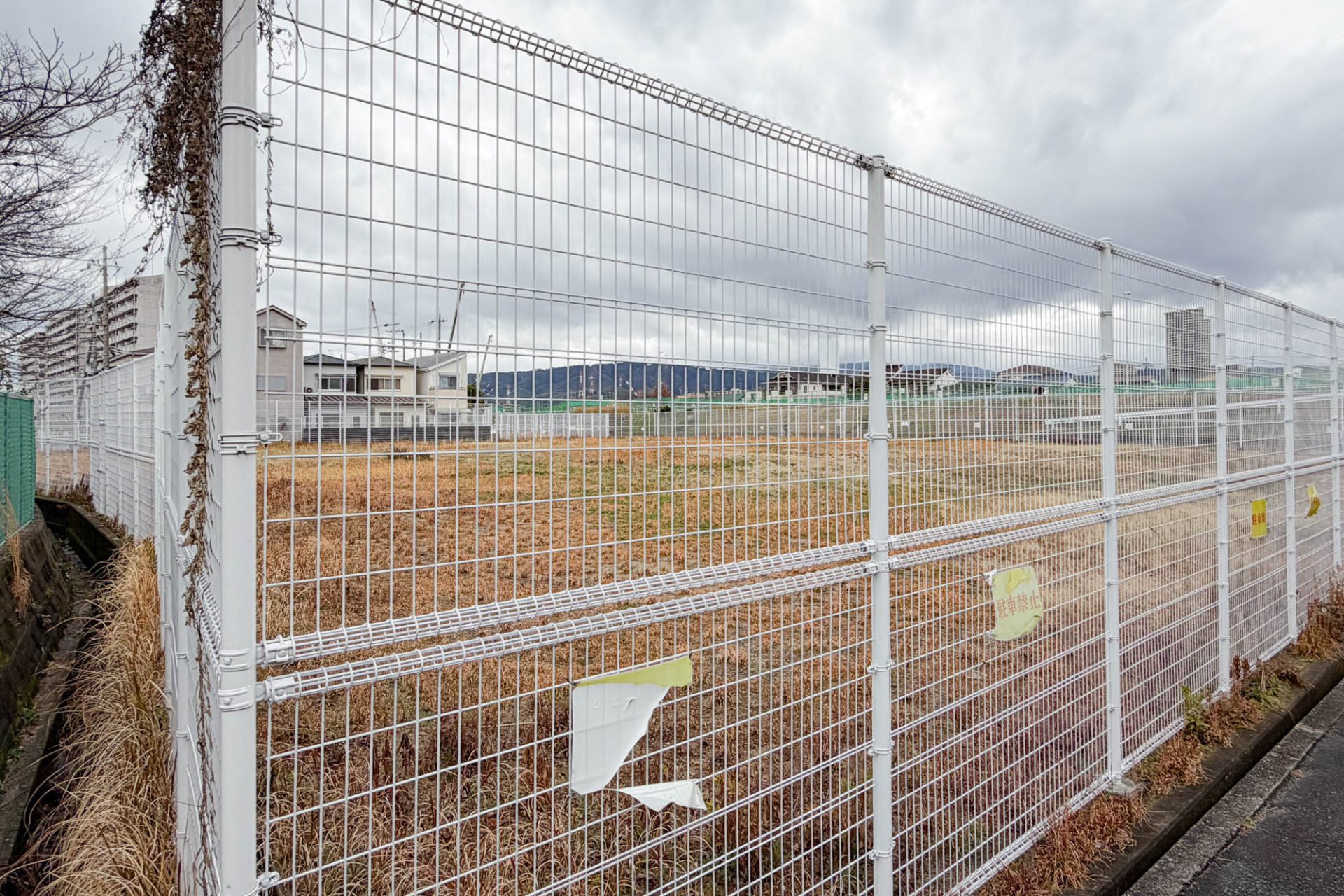 南船橋公園で整備工事が行われるみたい。大きめの公園になりそう - 枚方つーしん