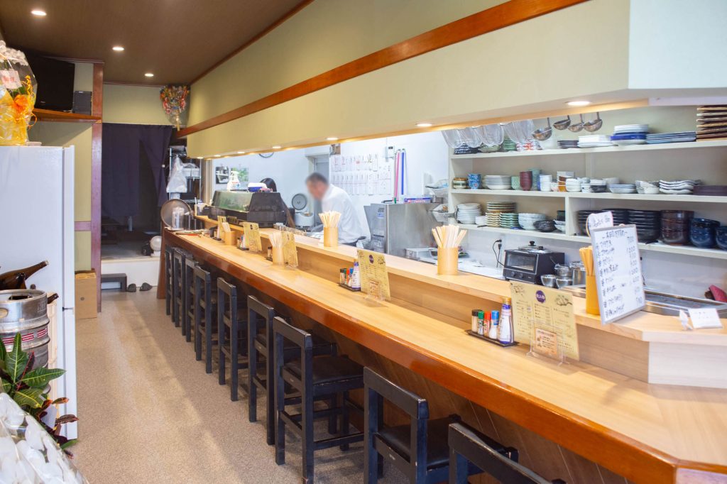 南楠葉味処北方店内