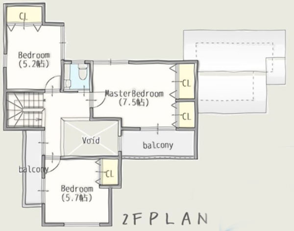 2階間取り
