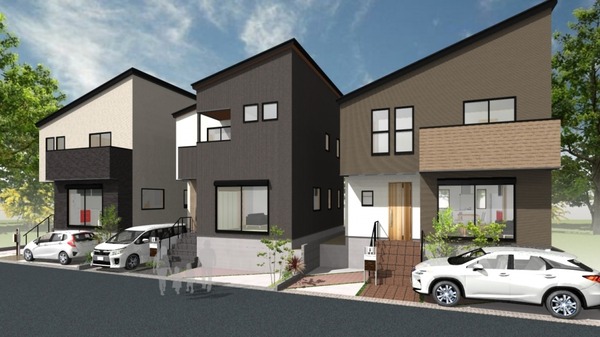 楠葉丘１丁目パース