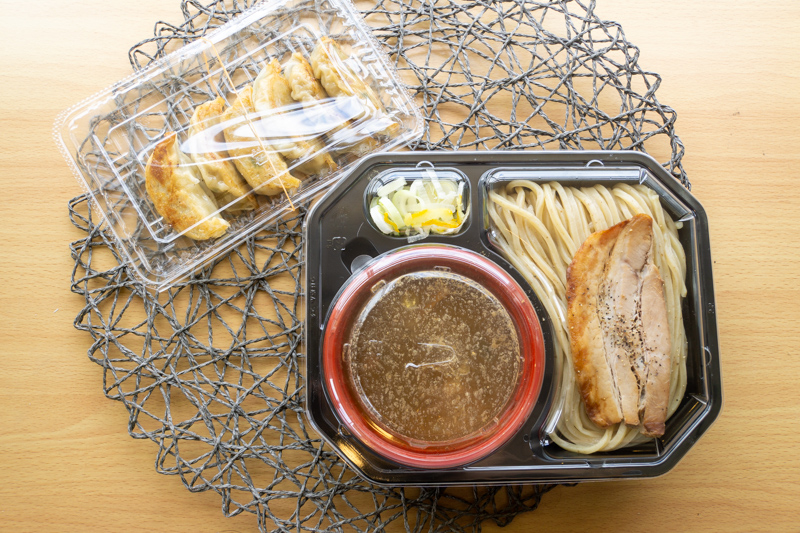 麺屋たけ井 のテイクアウト つけ麺弁当 八幡市八幡 ひらつーグルメ 枚方つーしん