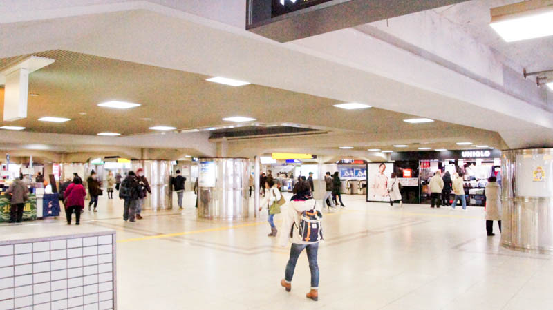 枚方市駅コンコースの無印デザインへの改修工事が密かにはじまってる 枚方つーしん