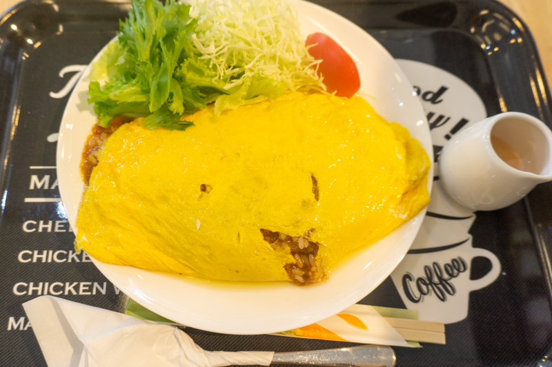 Cafeこころ旅 の 特製オムカレー 枚方市楠葉並木 ひらつーグルメ 枚方つーしん